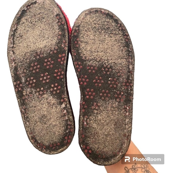 Haflinger RARE Bicycle Wool Felt Slippers - Picture 3 of 5